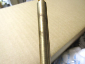 測量用プリズム プリズムポールアダプターに錆